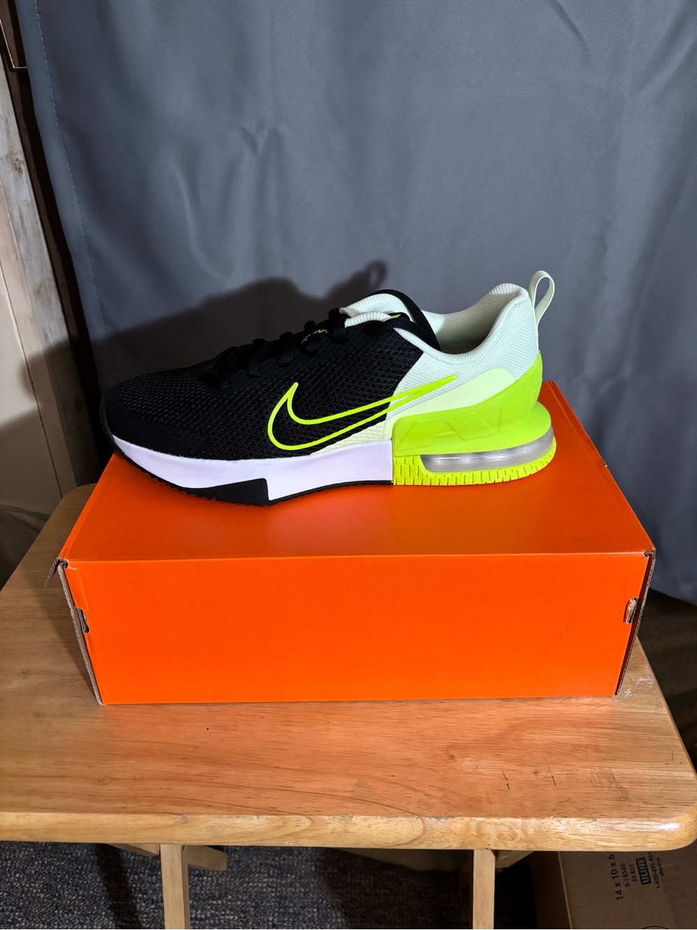 Nike Black and Volt Men's Athletic Trainer